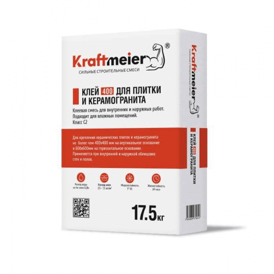Kraftmeier 400. Клей для плитки и керамогранита.
