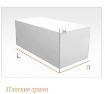 Газобетонный блок ГРАС D300, 600x200x375 мм