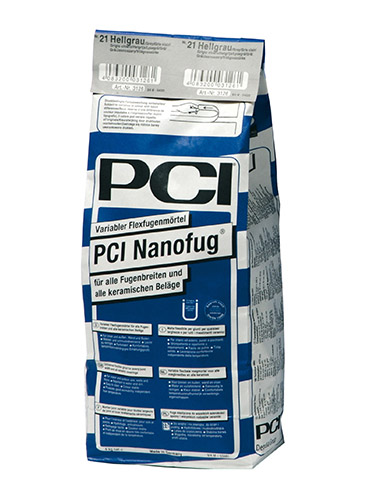 Затирка на цементной основе эластичная PCI Nanofug (Нанофуг) бежевая 4 кг