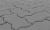 Плитка тротуарная BRAER Волна серый, 240*135*80 мм